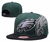 Eagles Team Logo Green Adjustable Hat GS (1),baseball caps,new era cap wholesale,wholesale hats